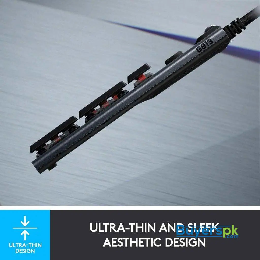 Logitech G813 Lightsync Rgb Mechanical Gaming Keyboard (red Switches) - Price in Pakistan Logitech G813 Lightsync Rgb Mechanical Gaming Keyboard (red Switches) - Price in Pakistan